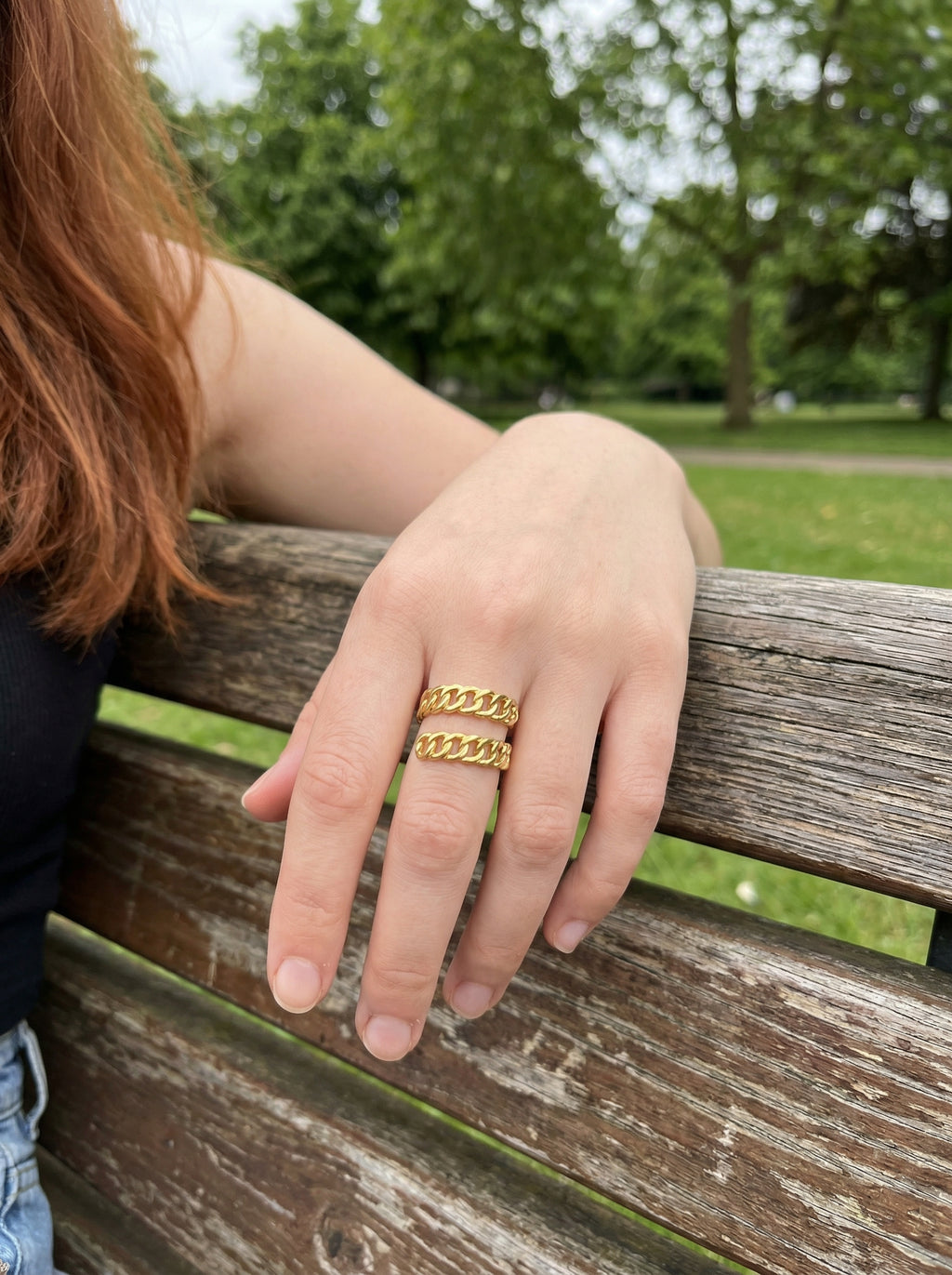 Mila Minimalist Gold Band