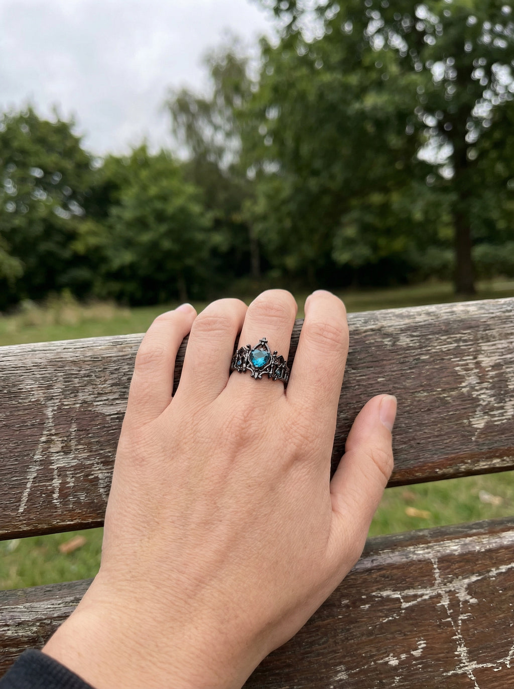 Bijou Noir Crystal Ring