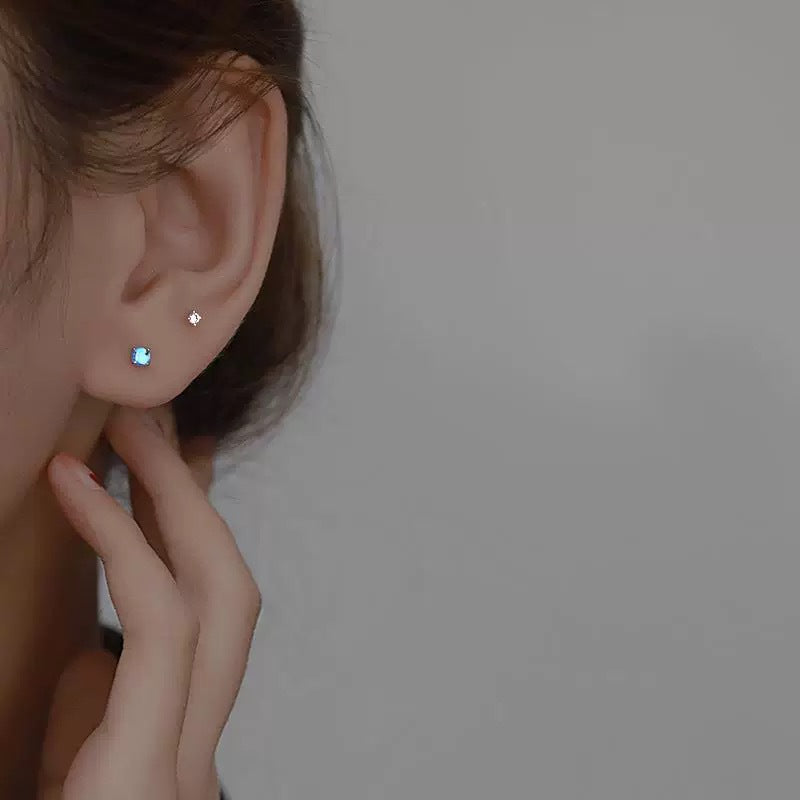 Celestia Moonstone Studs