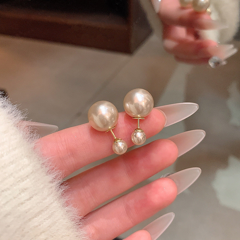 Mocha Pearl Stud Earrings