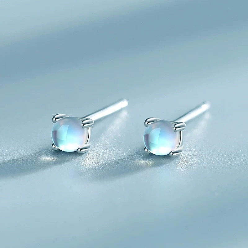 Celestia Moonstone Studs