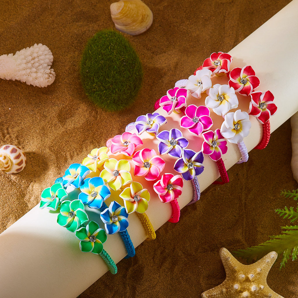 Bloom Beaded Flower Bracelet