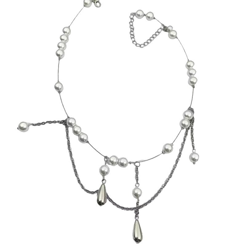 Luna Pearl Drop Necklace