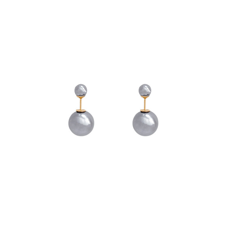Mocha Pearl Stud Earrings