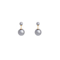 Mocha Pearl Stud Earrings