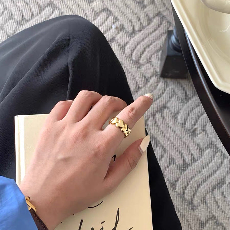 Aura Gold Statement Ring