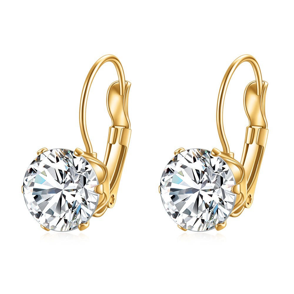 Parisian CZ Huggie Earrings