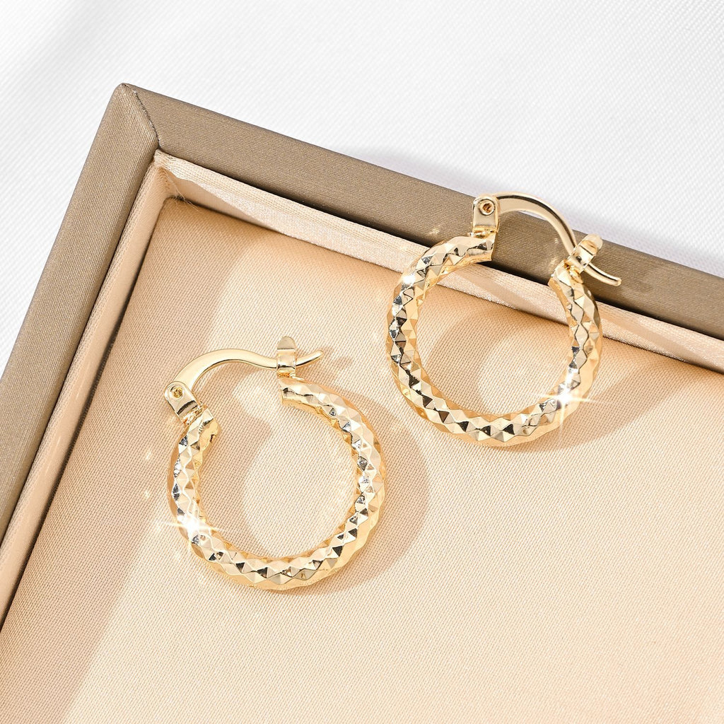 Luxe 18K Gold Huggie Collection
