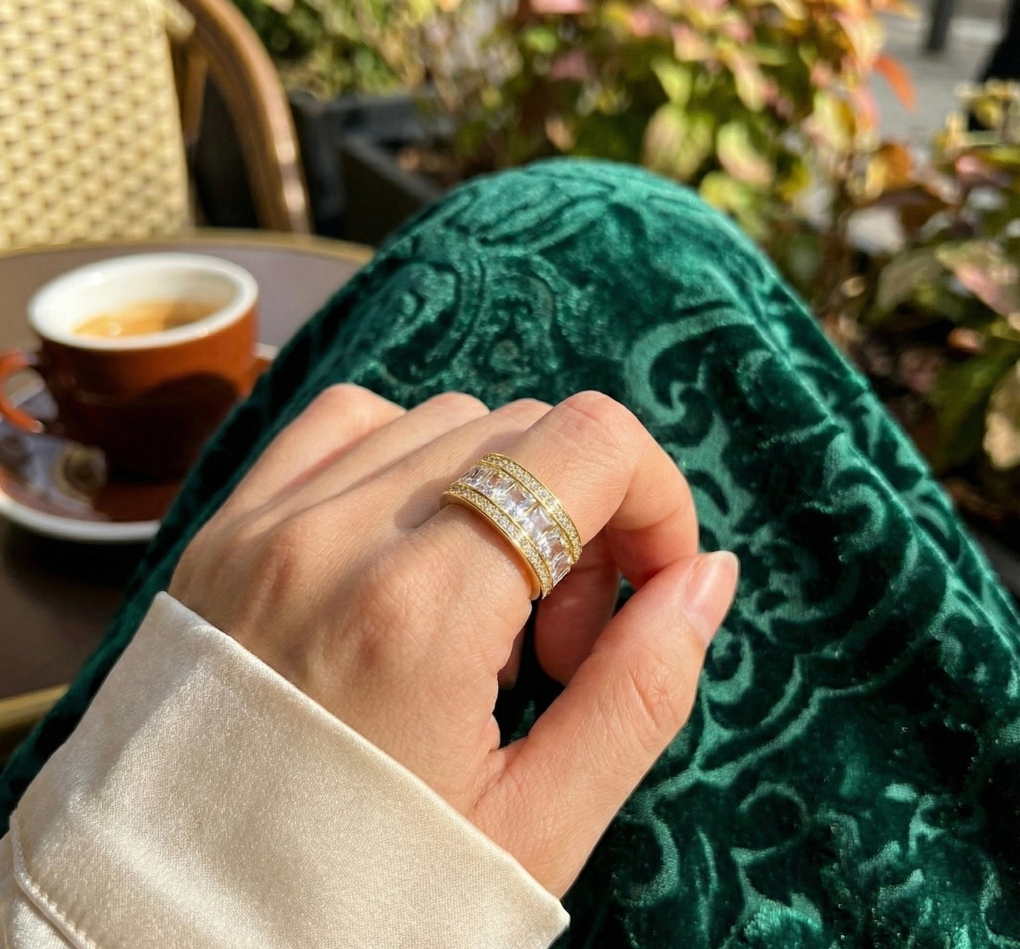 Luxe Micro-Pave Crystal Ring